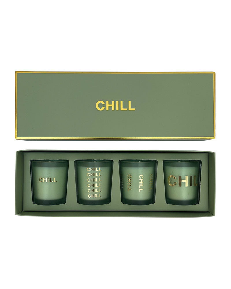 Coffret 4 bougies opjet