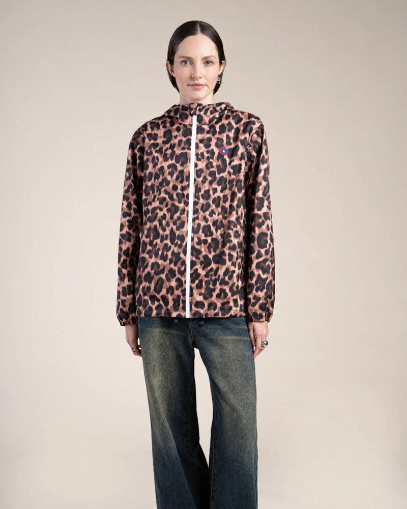 Impermeable leopard flotte