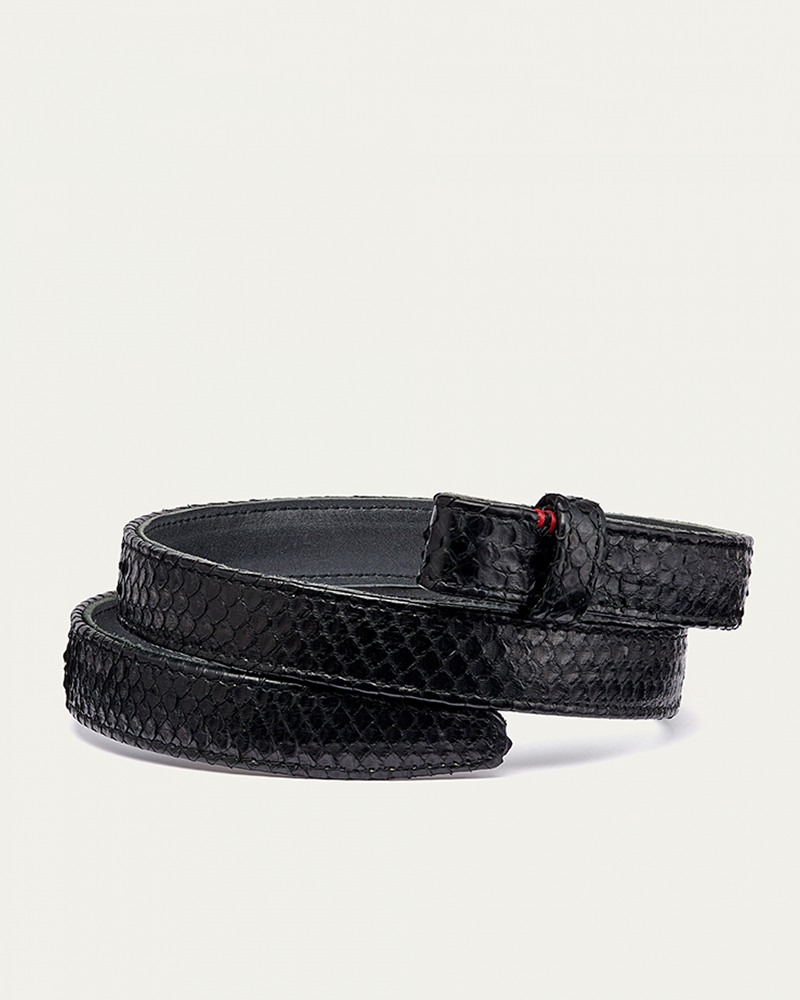 Baby ceinture pyton noire claris virot