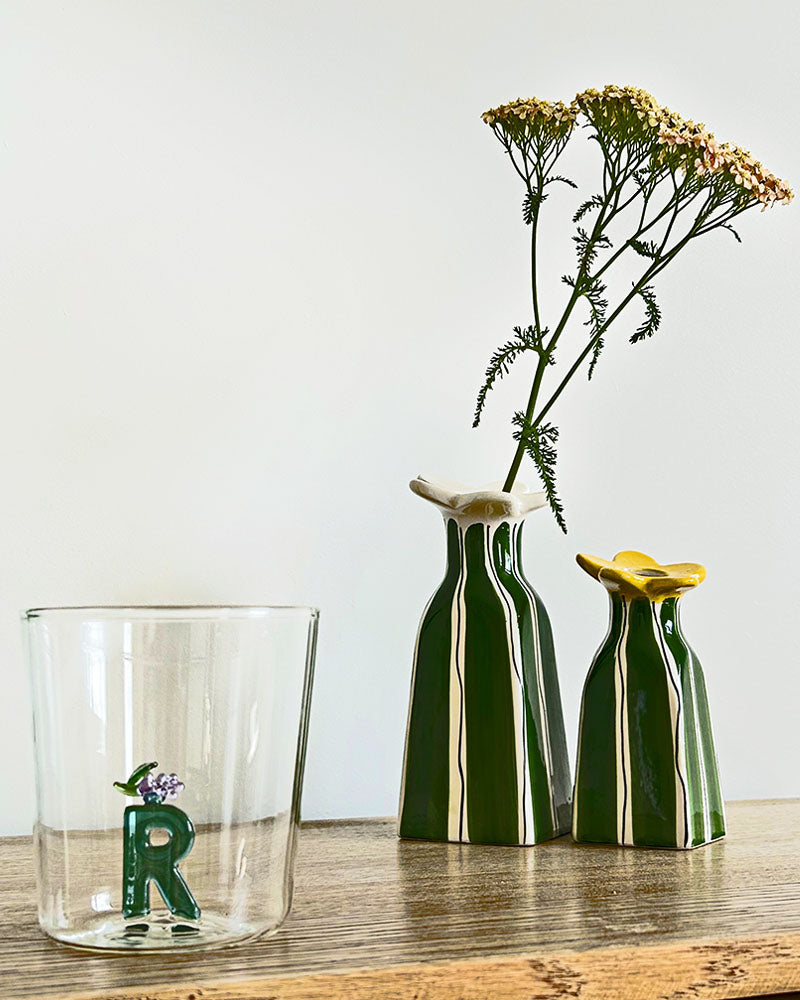 Verre fleur m opjet