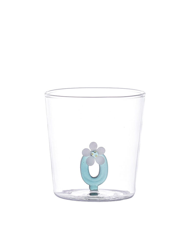 Verre fleur o opjet